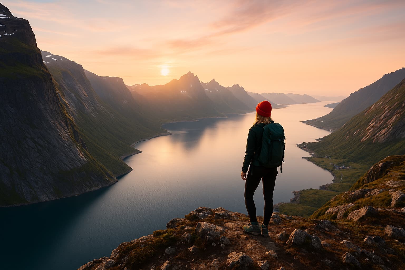 Mountain Sunset Landscape